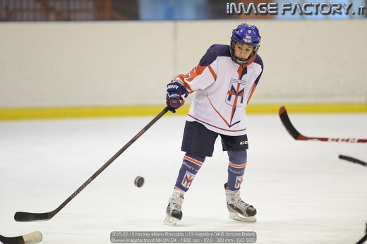 2015-02-15 Hockey Milano Rossoblu U12-Valpellice 0406 Simone Battelli
